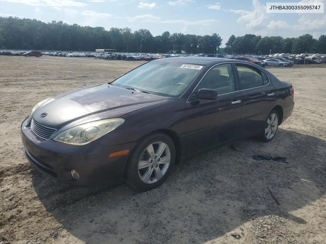 2005 Lexus Es 330 VIN: JTHBA30G355095747 Lot: 62482765