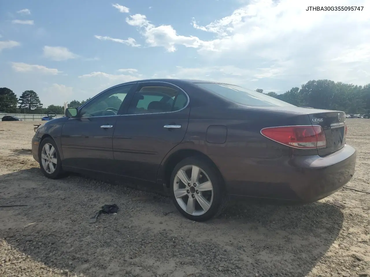 2005 Lexus Es 330 VIN: JTHBA30G355095747 Lot: 62482765