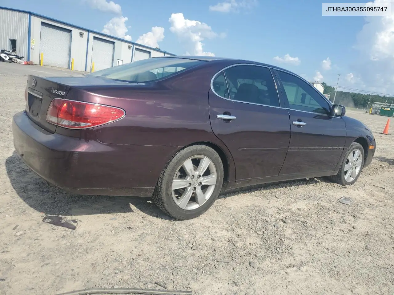 2005 Lexus Es 330 VIN: JTHBA30G355095747 Lot: 62482765