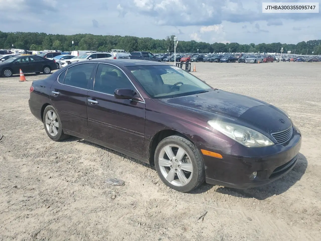 2005 Lexus Es 330 VIN: JTHBA30G355095747 Lot: 62482765