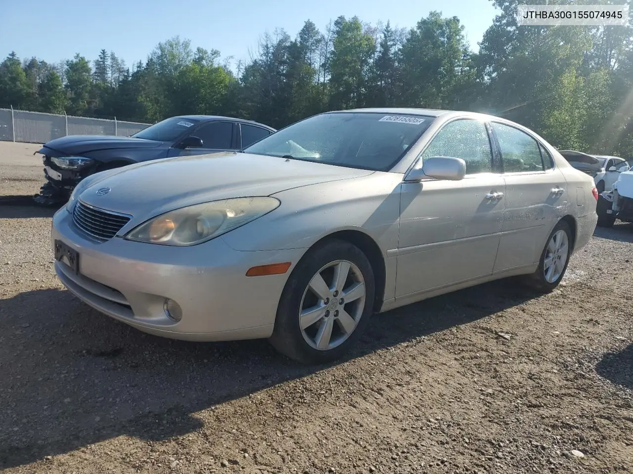 2005 Lexus Es 330 VIN: JTHBA30G155074945 Lot: 62815505