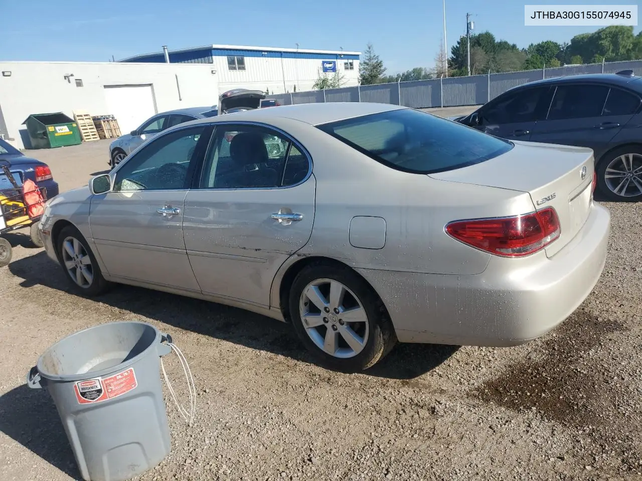 2005 Lexus Es 330 VIN: JTHBA30G155074945 Lot: 62815505