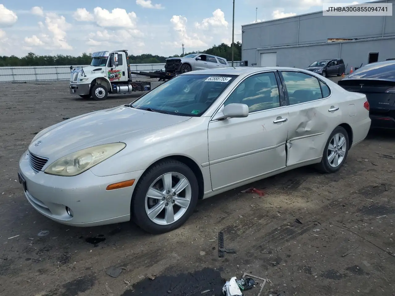 2005 Lexus Es 330 VIN: JTHBA30G855094741 Lot: 62888755