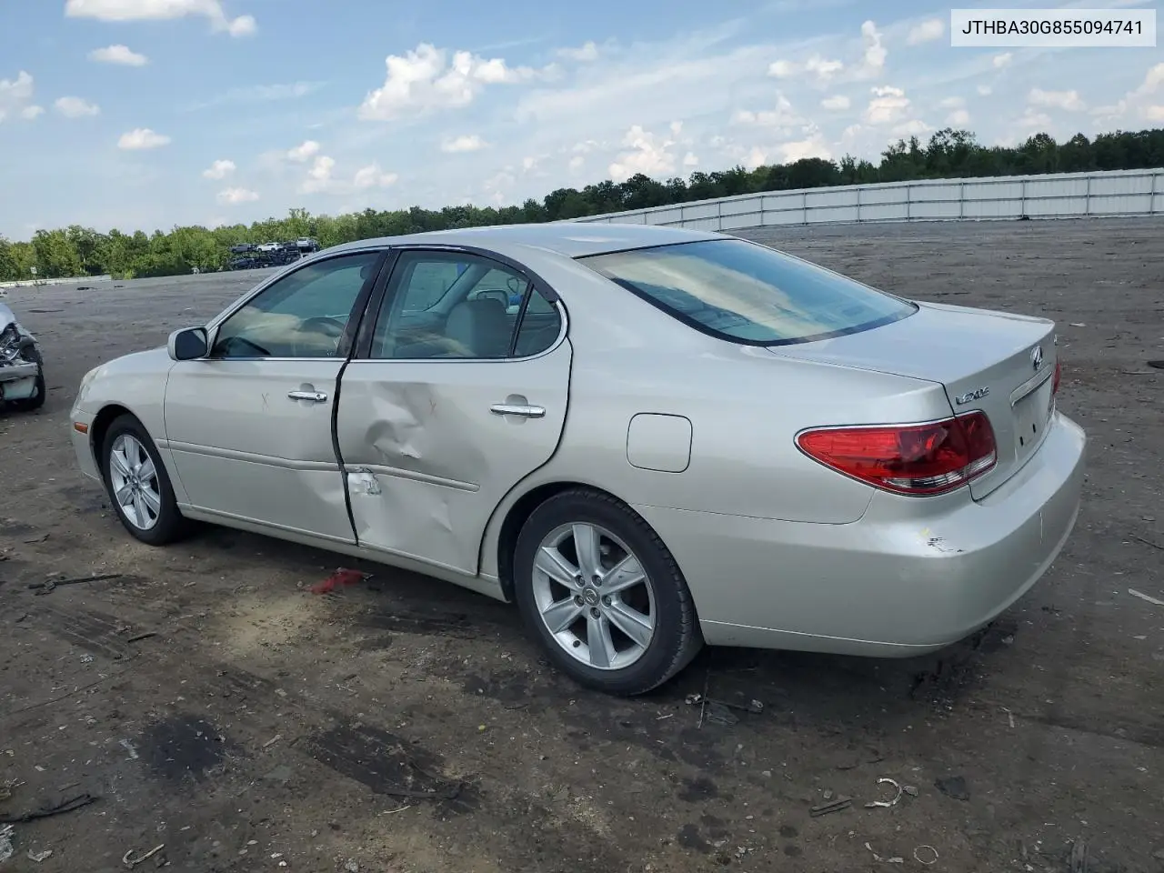 2005 Lexus Es 330 VIN: JTHBA30G855094741 Lot: 62888755