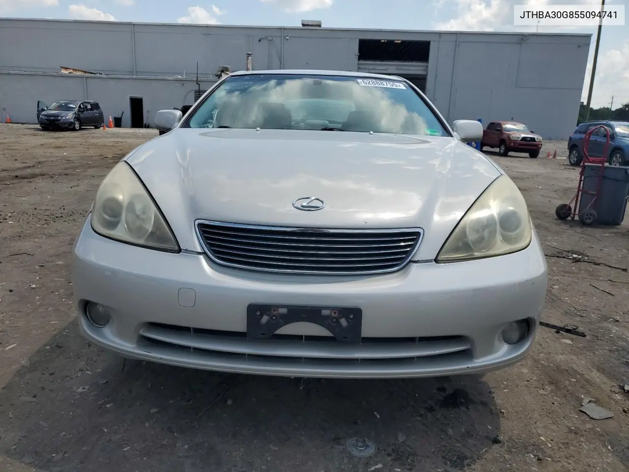 2005 Lexus Es 330 VIN: JTHBA30G855094741 Lot: 62888755