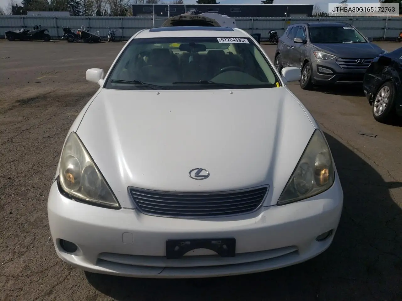 2006 Lexus Es 330 VIN: JTHBA30G165172763 Lot: 52734395