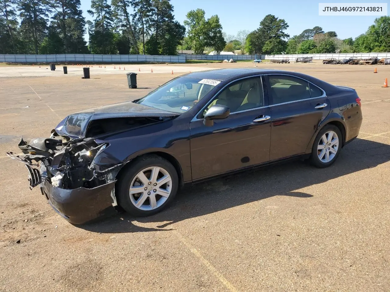 2007 Lexus Es 350 VIN: JTHBJ46G972143821 Lot: 52682895