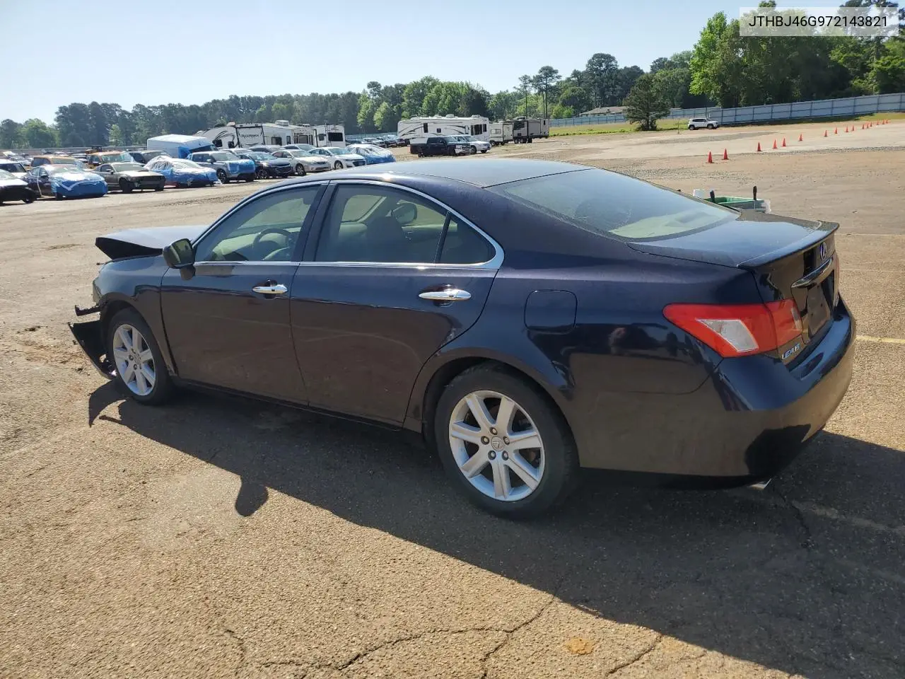 2007 Lexus Es 350 VIN: JTHBJ46G972143821 Lot: 52682895