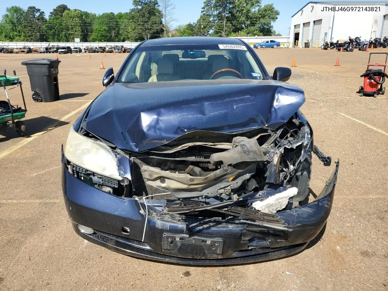 2007 Lexus Es 350 VIN: JTHBJ46G972143821 Lot: 52682895