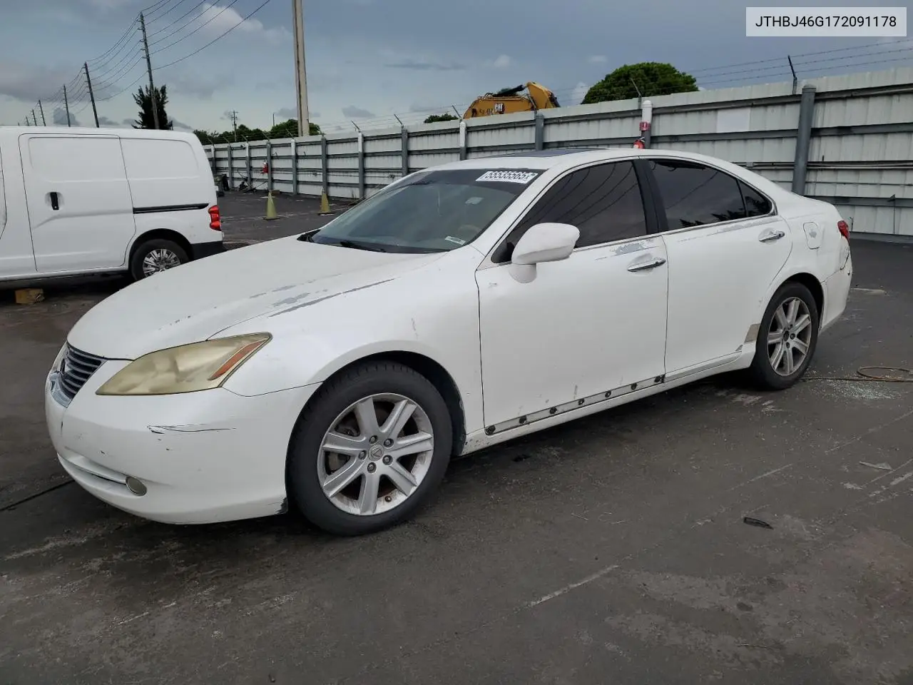 2007 Lexus Es 350 VIN: JTHBJ46G172091178 Lot: 55535565