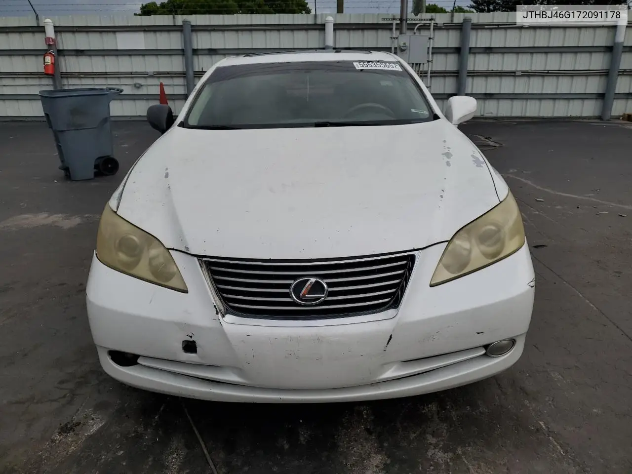 2007 Lexus Es 350 VIN: JTHBJ46G172091178 Lot: 55535565