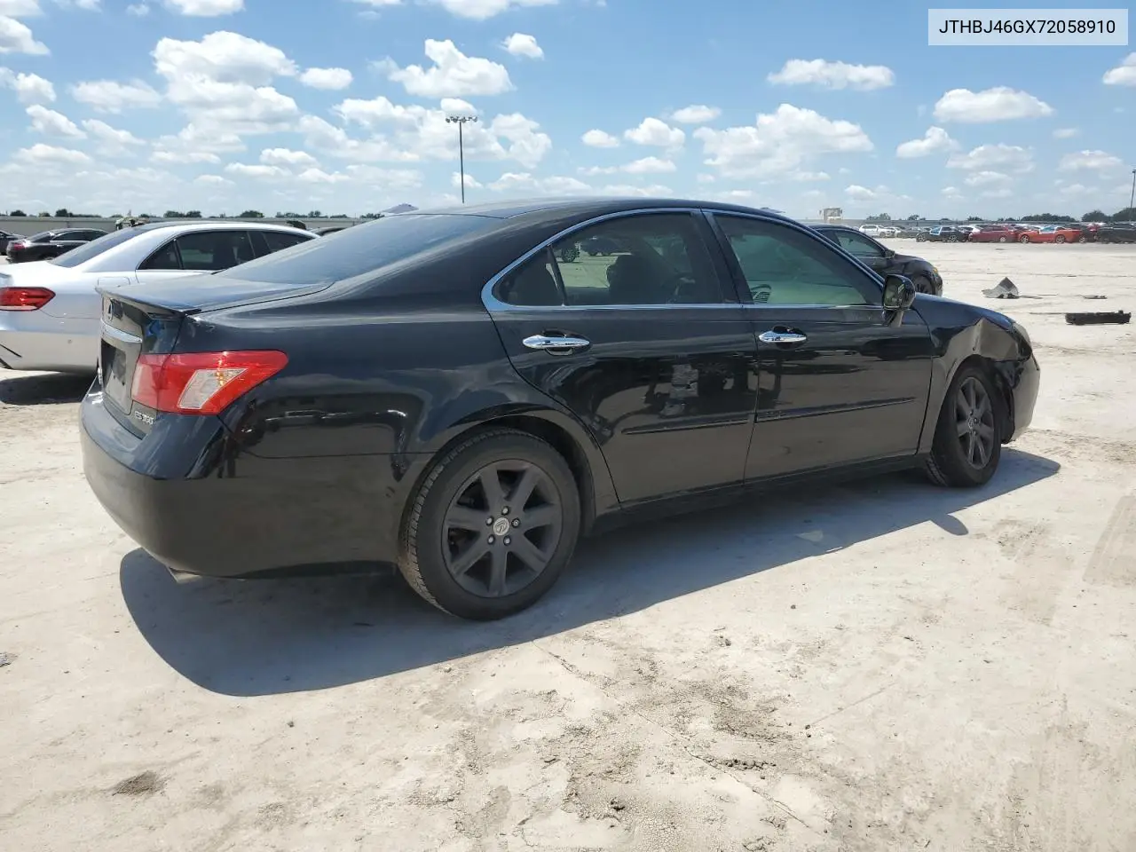 2007 Lexus Es 350 VIN: JTHBJ46GX72058910 Lot: 55775435