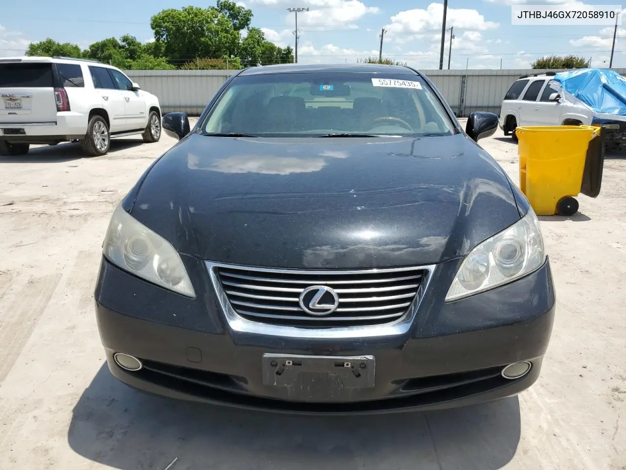 2007 Lexus Es 350 VIN: JTHBJ46GX72058910 Lot: 55775435
