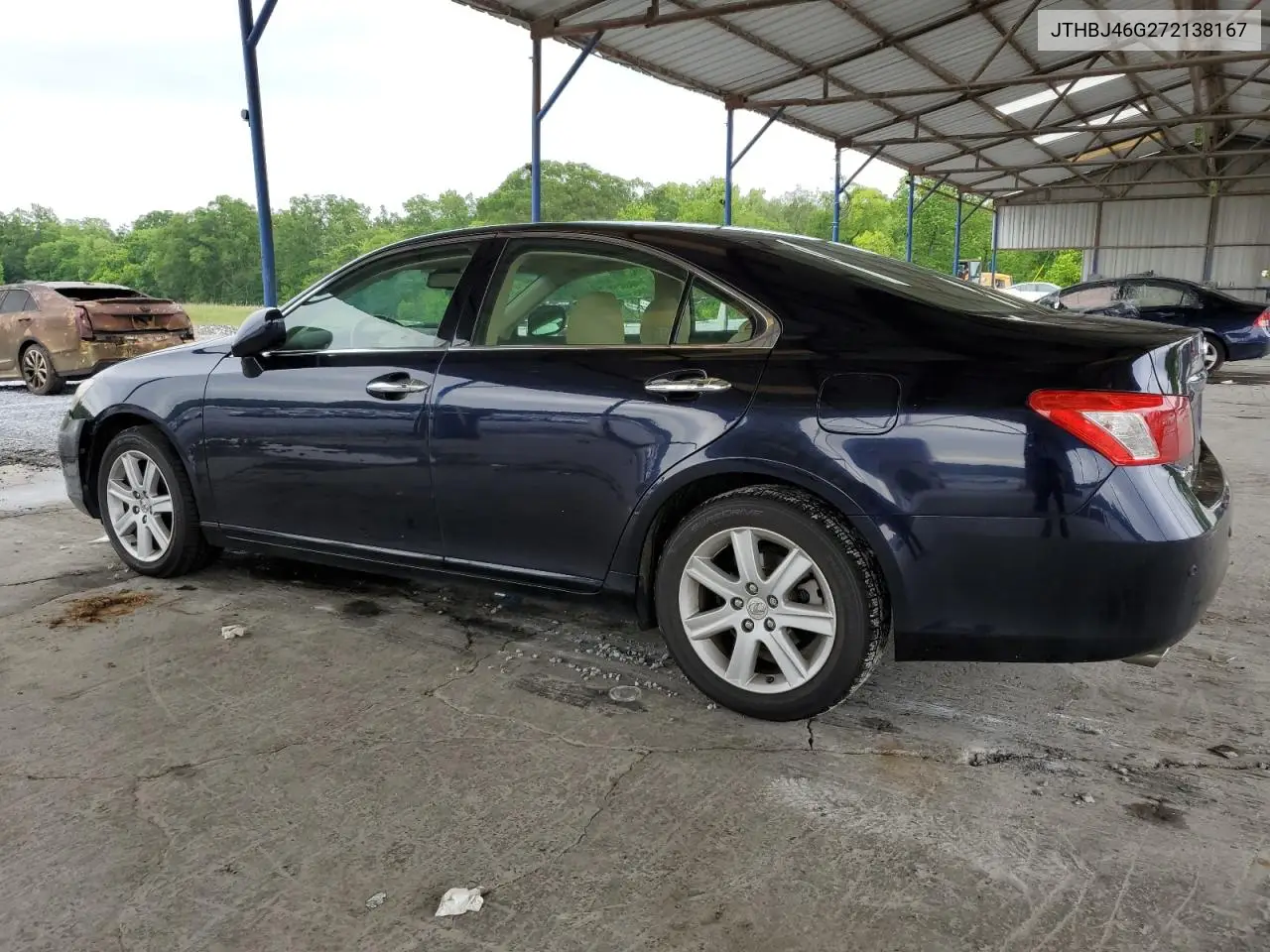 2007 Lexus Es 350 VIN: JTHBJ46G272138167 Lot: 55899555