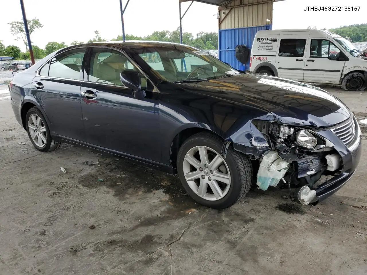 2007 Lexus Es 350 VIN: JTHBJ46G272138167 Lot: 55899555