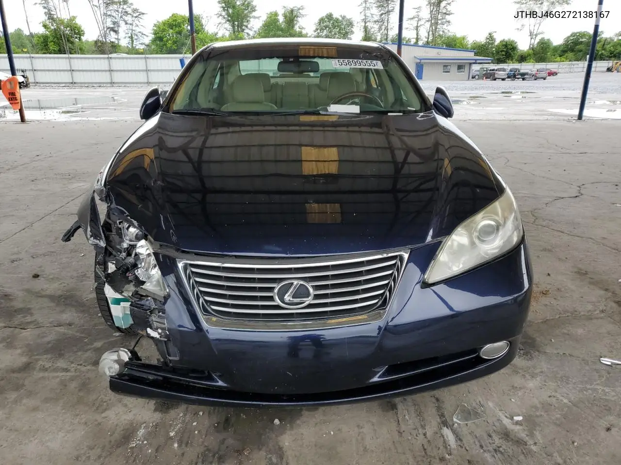 2007 Lexus Es 350 VIN: JTHBJ46G272138167 Lot: 55899555