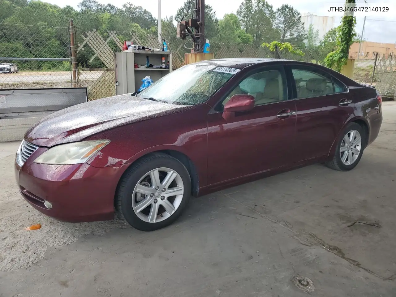 2007 Lexus Es 350 VIN: JTHBJ46G472140129 Lot: 56170365