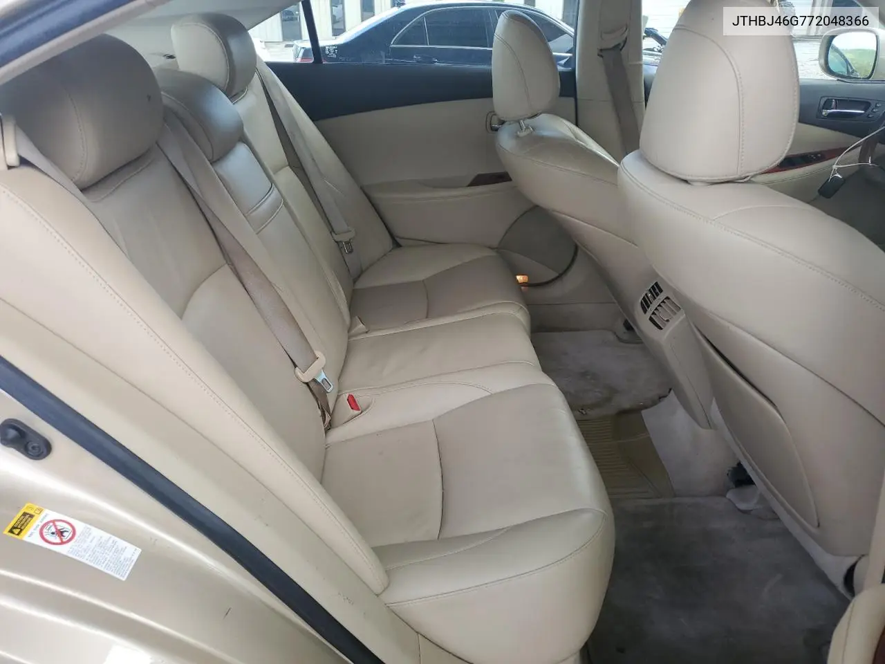 2007 Lexus Es 350 VIN: JTHBJ46G772048366 Lot: 56204505