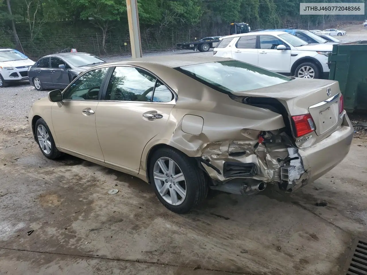 2007 Lexus Es 350 VIN: JTHBJ46G772048366 Lot: 56204505