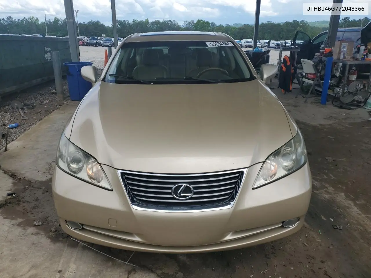 2007 Lexus Es 350 VIN: JTHBJ46G772048366 Lot: 56204505