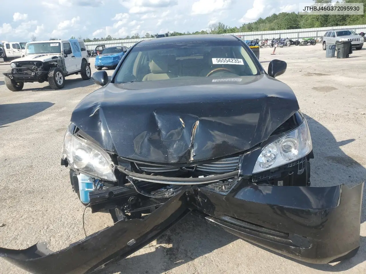 2007 Lexus Es 350 VIN: JTHBJ46G372095930 Lot: 56554235