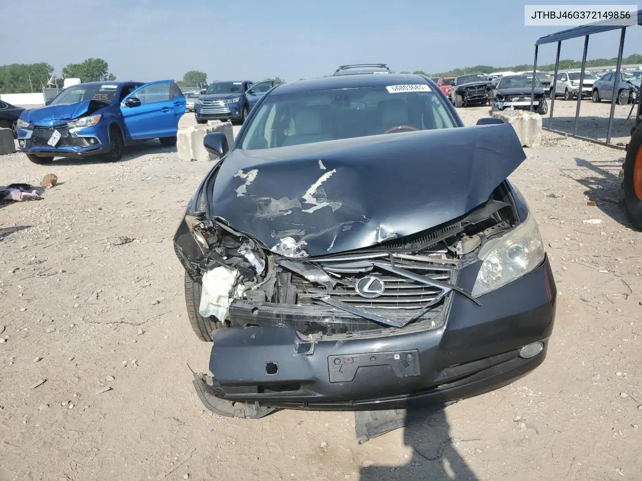 2007 Lexus Es 350 VIN: JTHBJ46G372149856 Lot: 56803685