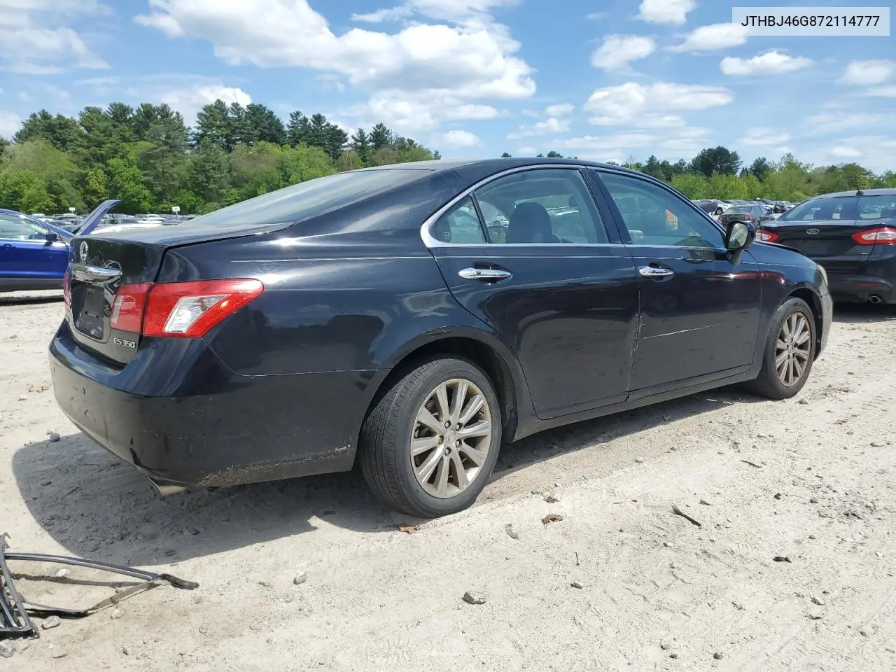 2007 Lexus Es 350 VIN: JTHBJ46G872114777 Lot: 56894095