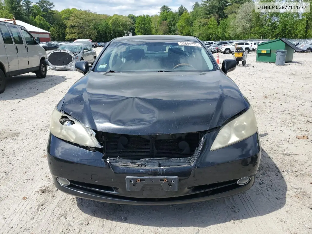 2007 Lexus Es 350 VIN: JTHBJ46G872114777 Lot: 56894095