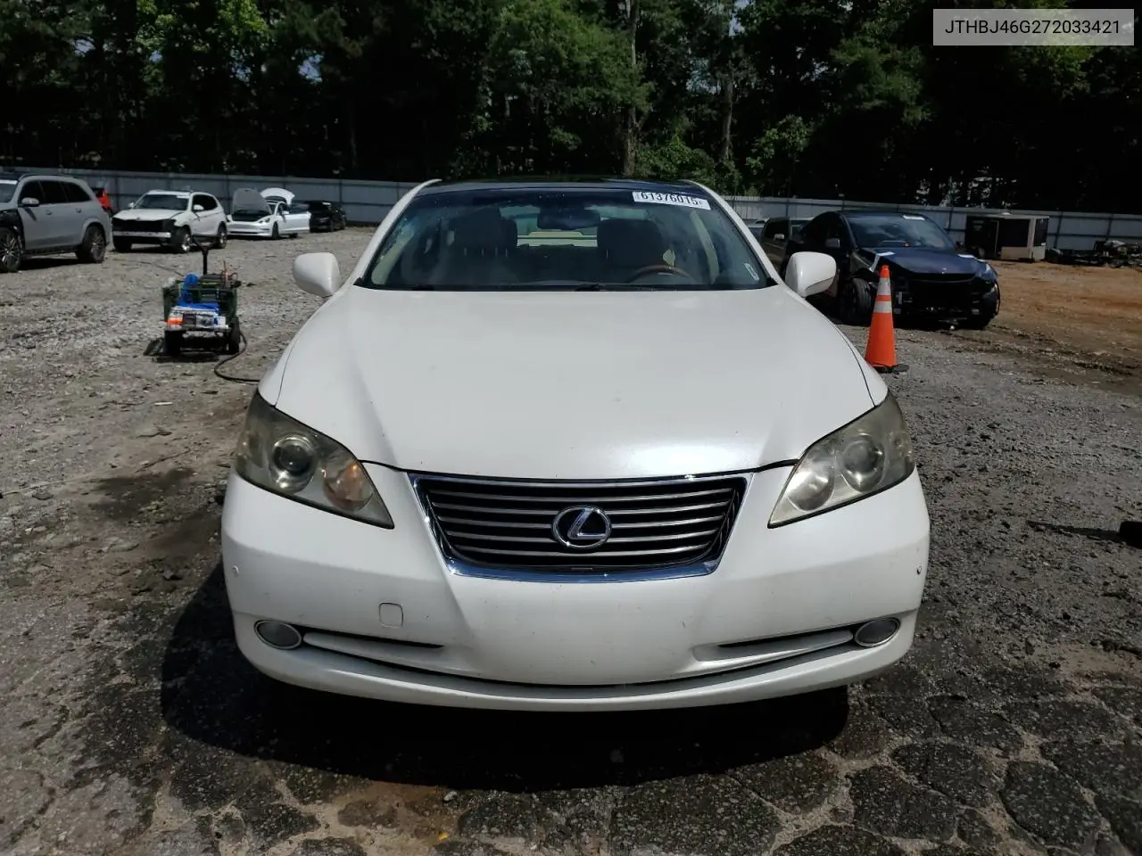 2007 Lexus Es 350 VIN: JTHBJ46G272033421 Lot: 61376015