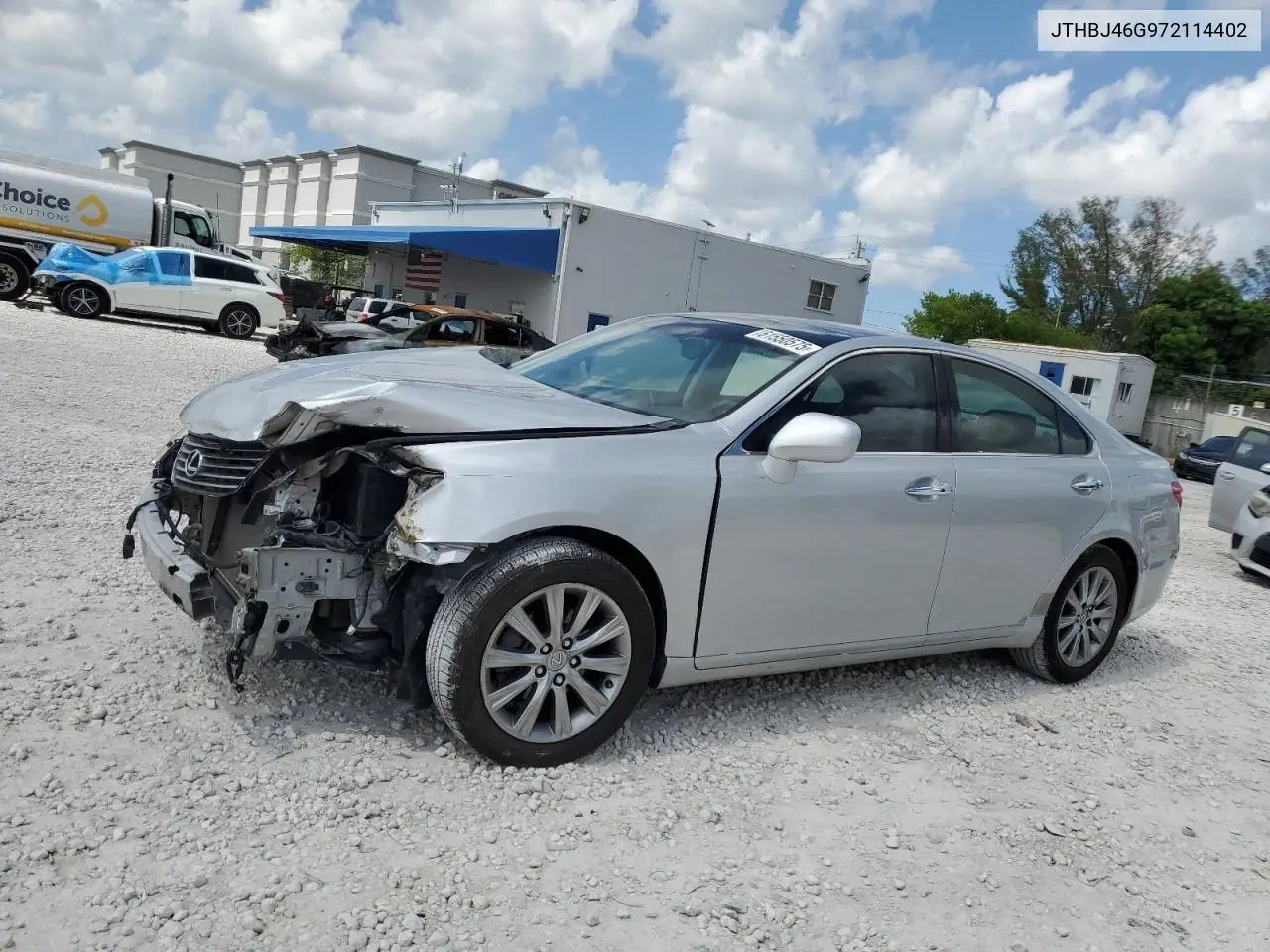 2007 Lexus Es 350 VIN: JTHBJ46G972114402 Lot: 61550575