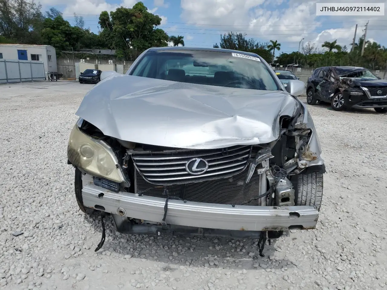 2007 Lexus Es 350 VIN: JTHBJ46G972114402 Lot: 61550575