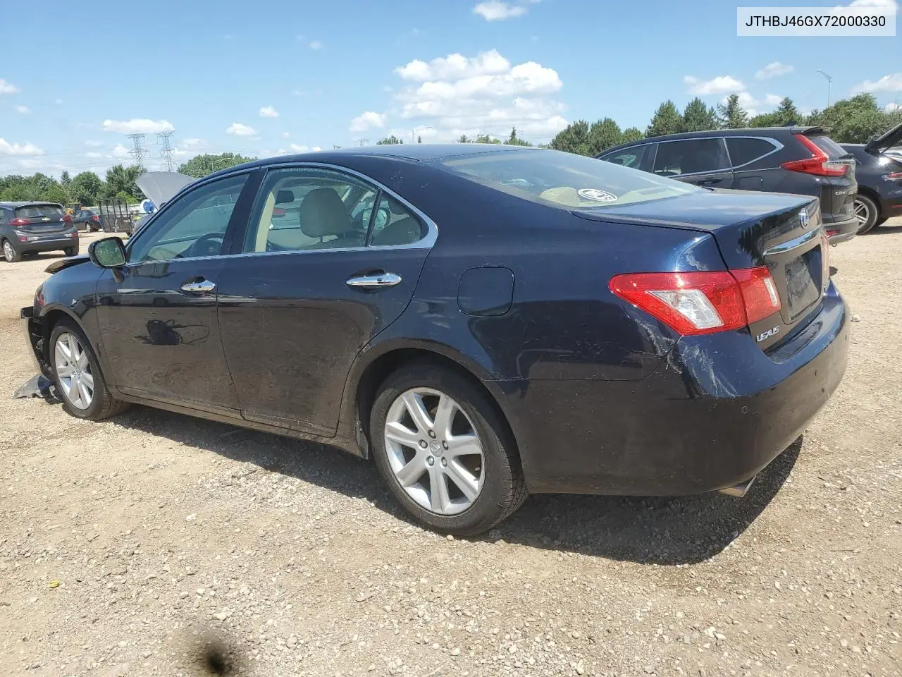 2007 Lexus Es 350 VIN: JTHBJ46GX72000330 Lot: 62168725
