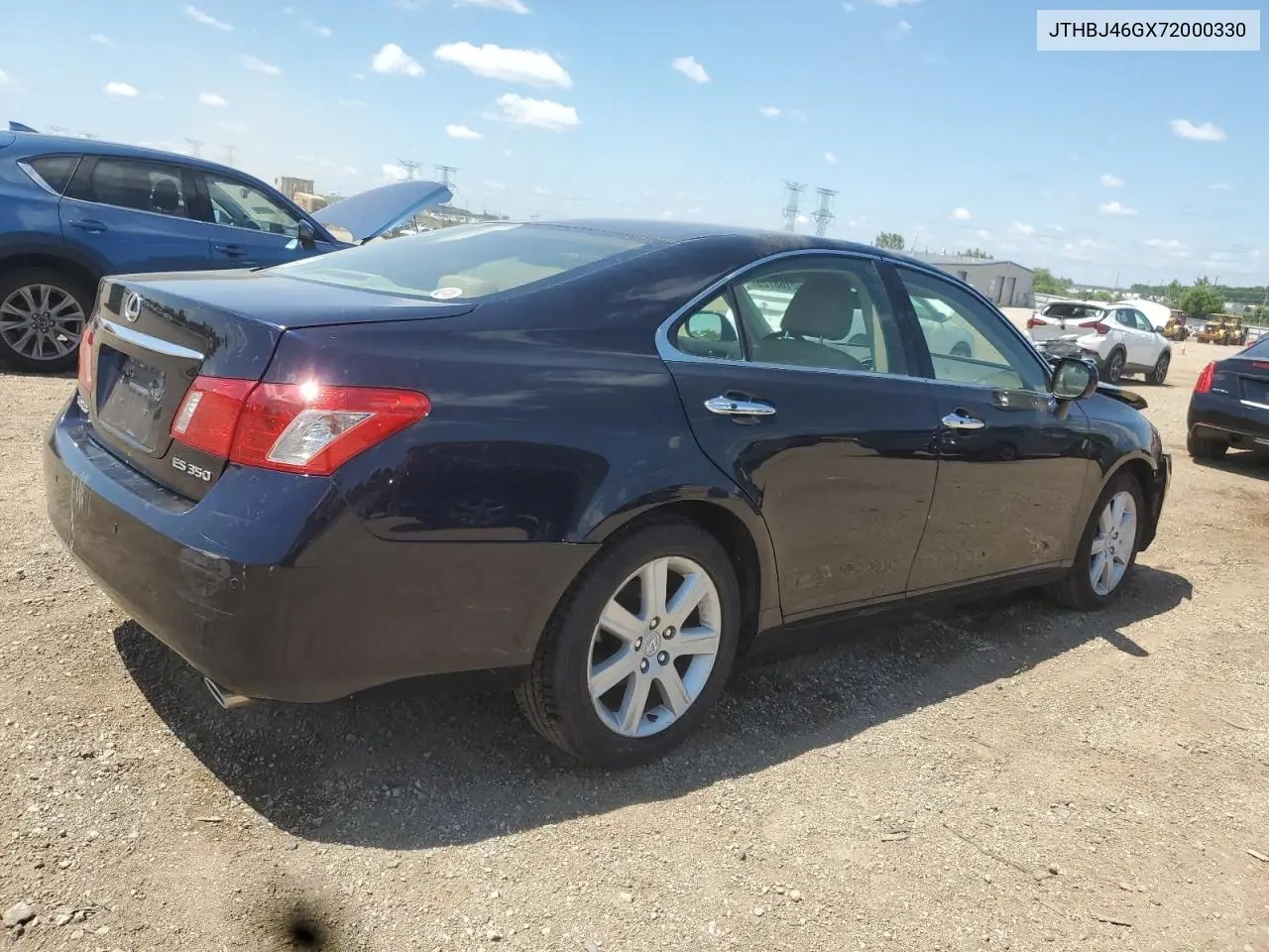 2007 Lexus Es 350 VIN: JTHBJ46GX72000330 Lot: 62168725