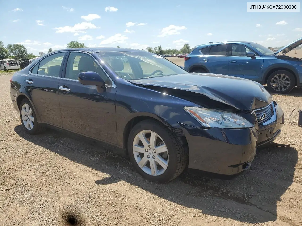 2007 Lexus Es 350 VIN: JTHBJ46GX72000330 Lot: 62168725