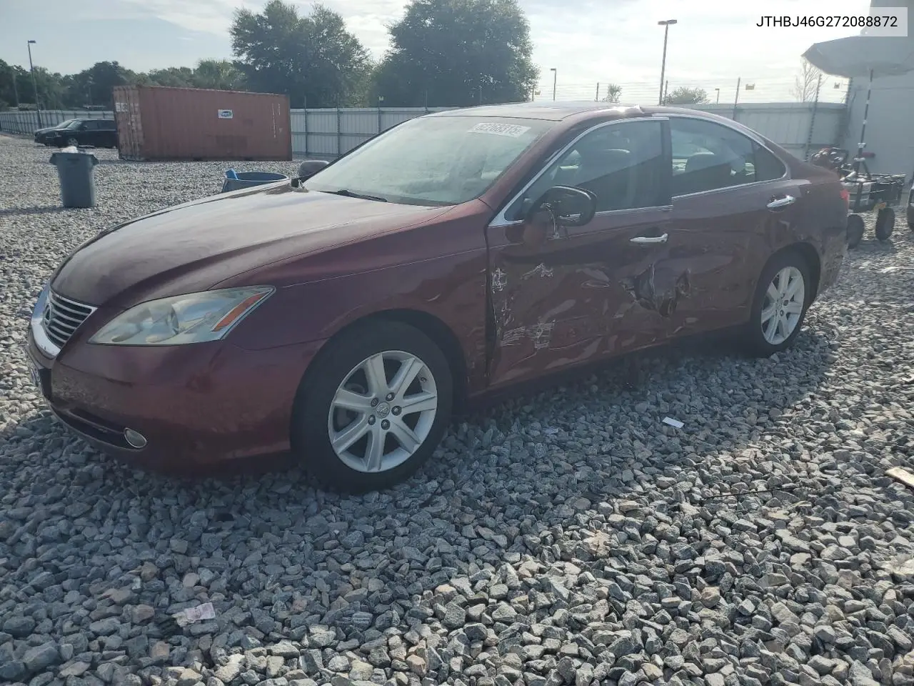 2007 Lexus Es 350 VIN: JTHBJ46G272088872 Lot: 62268315