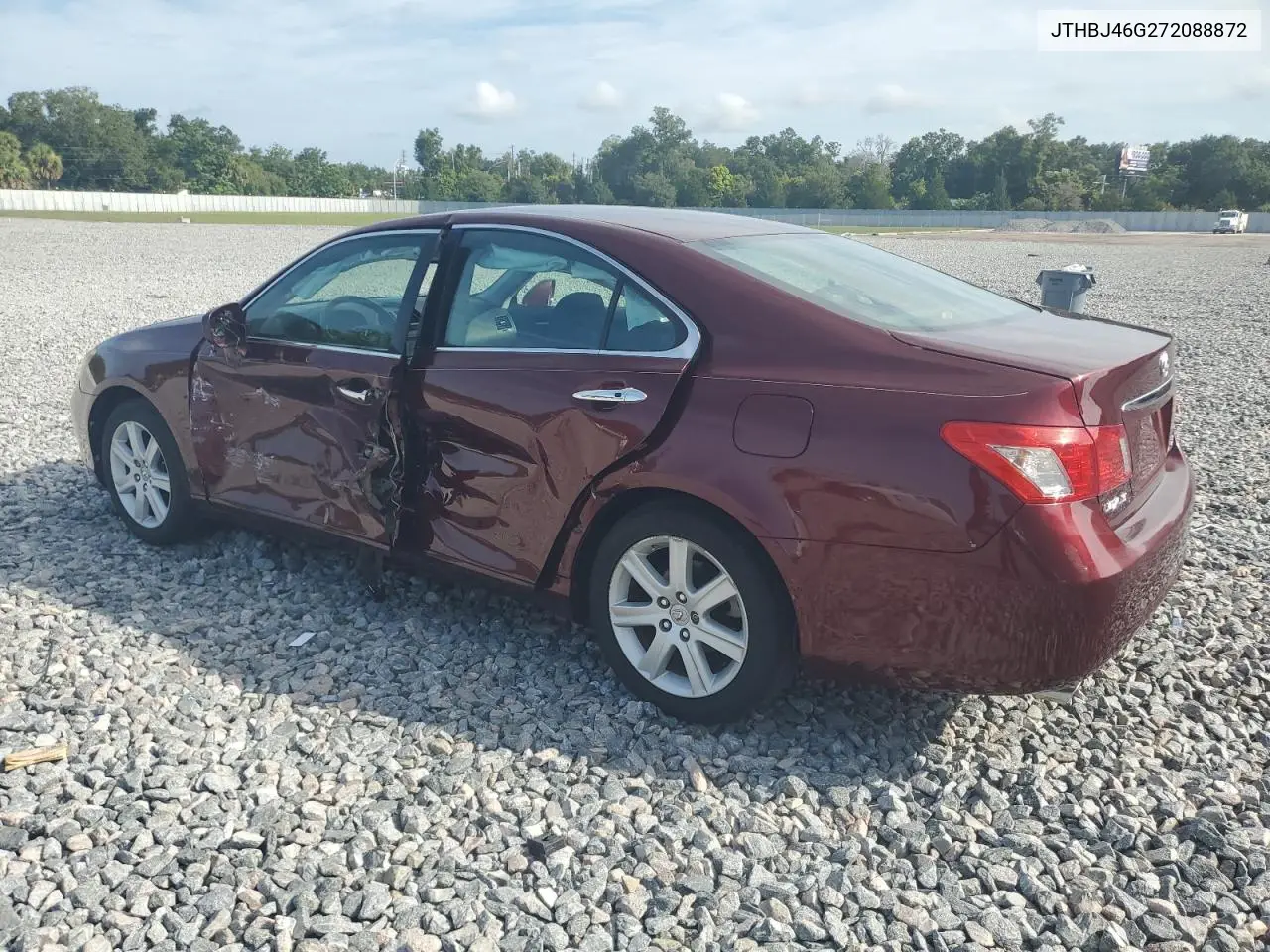 2007 Lexus Es 350 VIN: JTHBJ46G272088872 Lot: 62268315