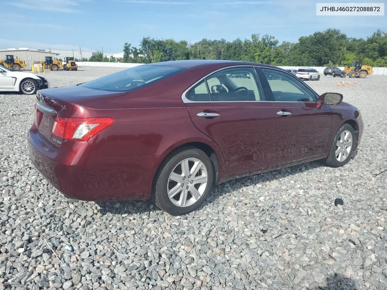 2007 Lexus Es 350 VIN: JTHBJ46G272088872 Lot: 62268315