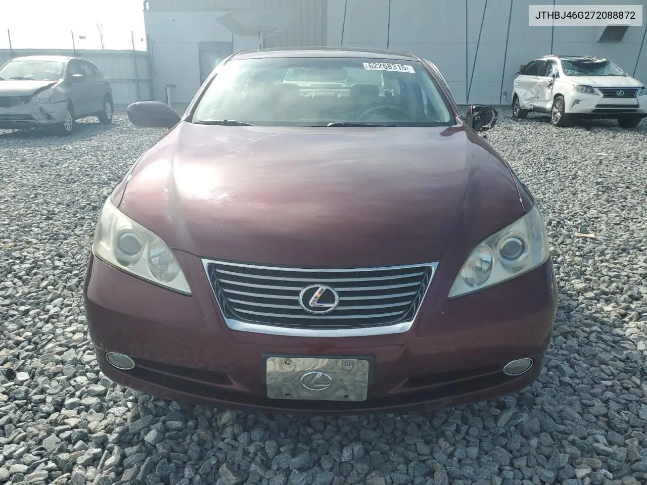 2007 Lexus Es 350 VIN: JTHBJ46G272088872 Lot: 62268315