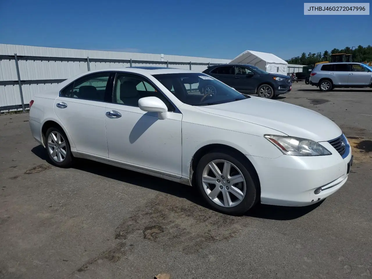 2007 Lexus Es 350 VIN: JTHBJ46G272047996 Lot: 62425335