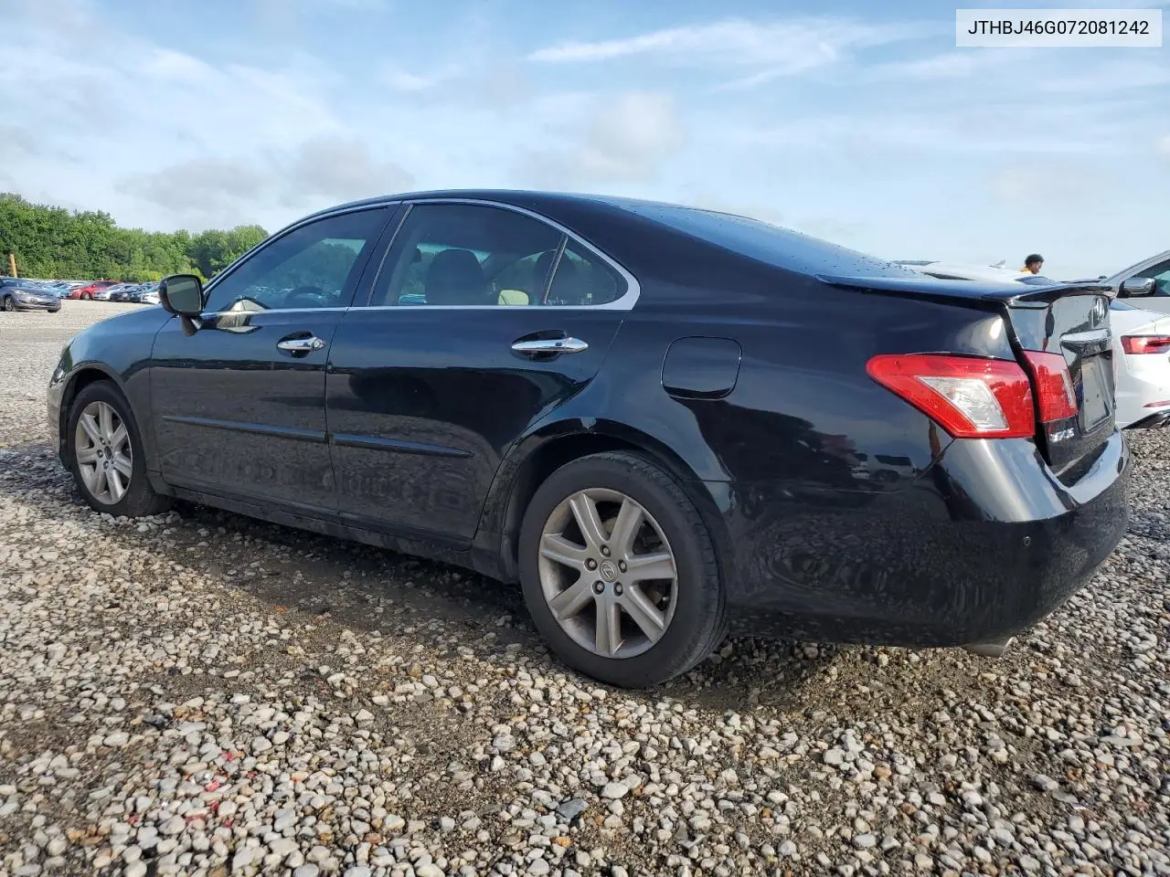 2007 Lexus Es 350 VIN: JTHBJ46G072081242 Lot: 62486535