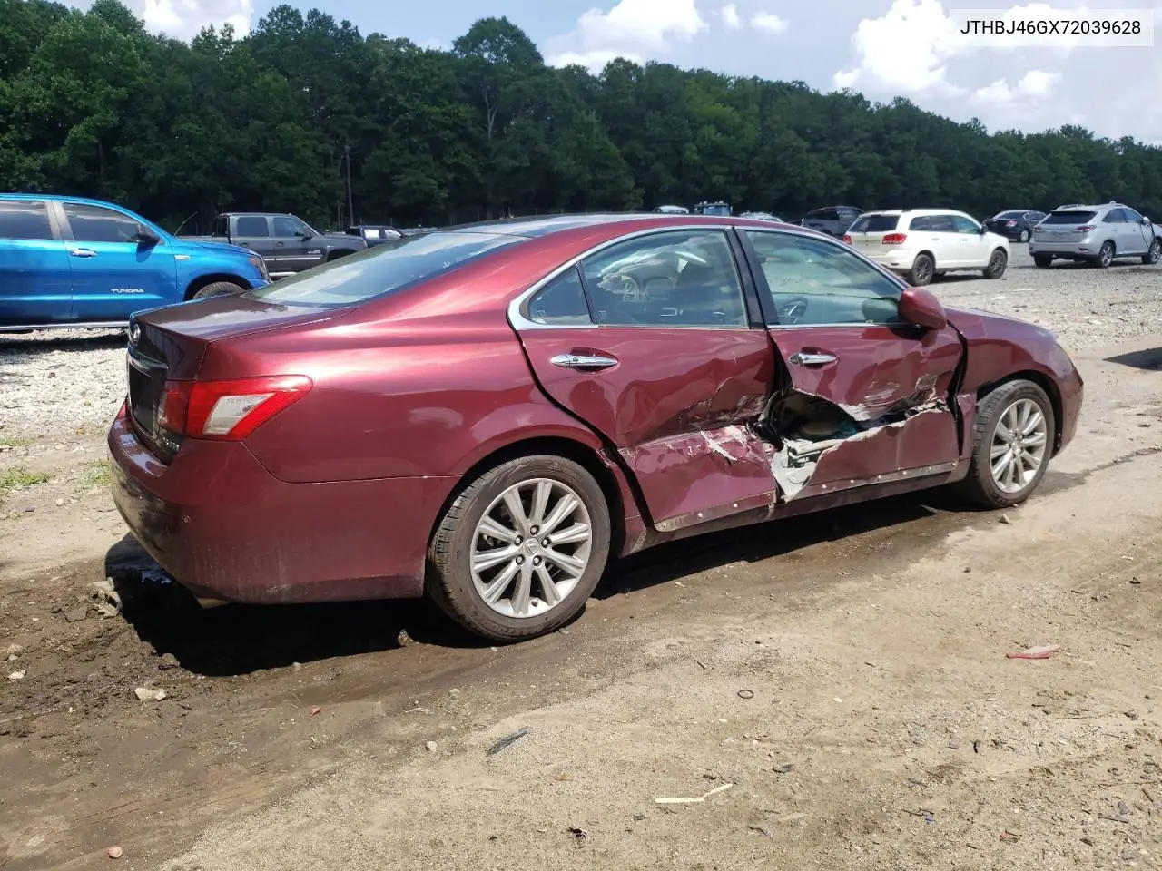 2007 Lexus Es 350 VIN: JTHBJ46GX72039628 Lot: 62488265