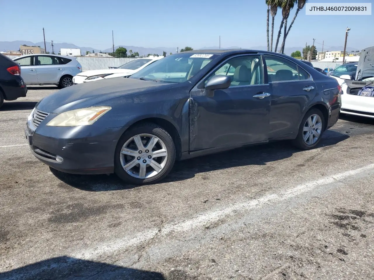 2007 Lexus Es 350 VIN: JTHBJ46G072009831 Lot: 62692255