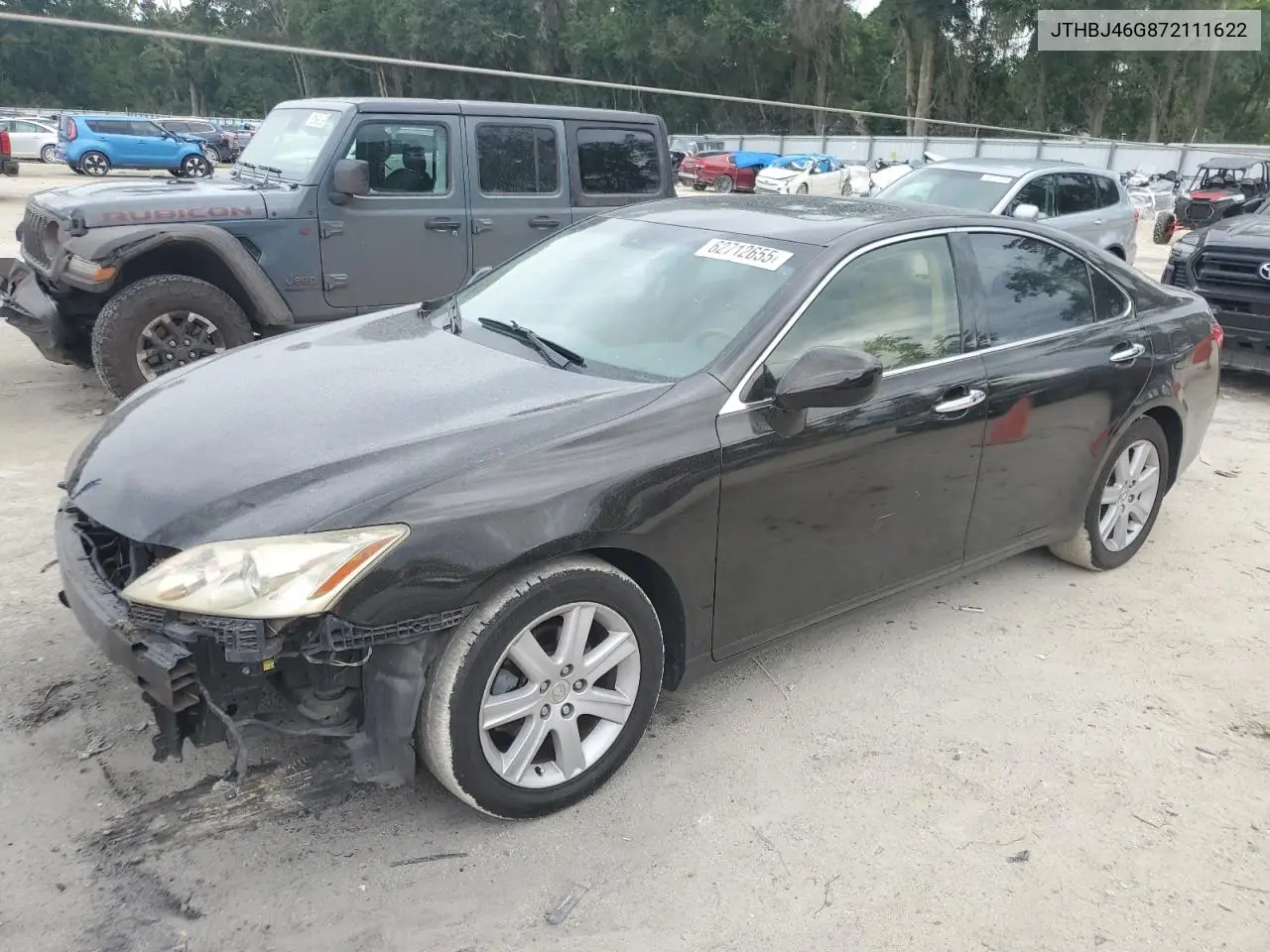 2007 Lexus Es 350 VIN: JTHBJ46G872111622 Lot: 62712655