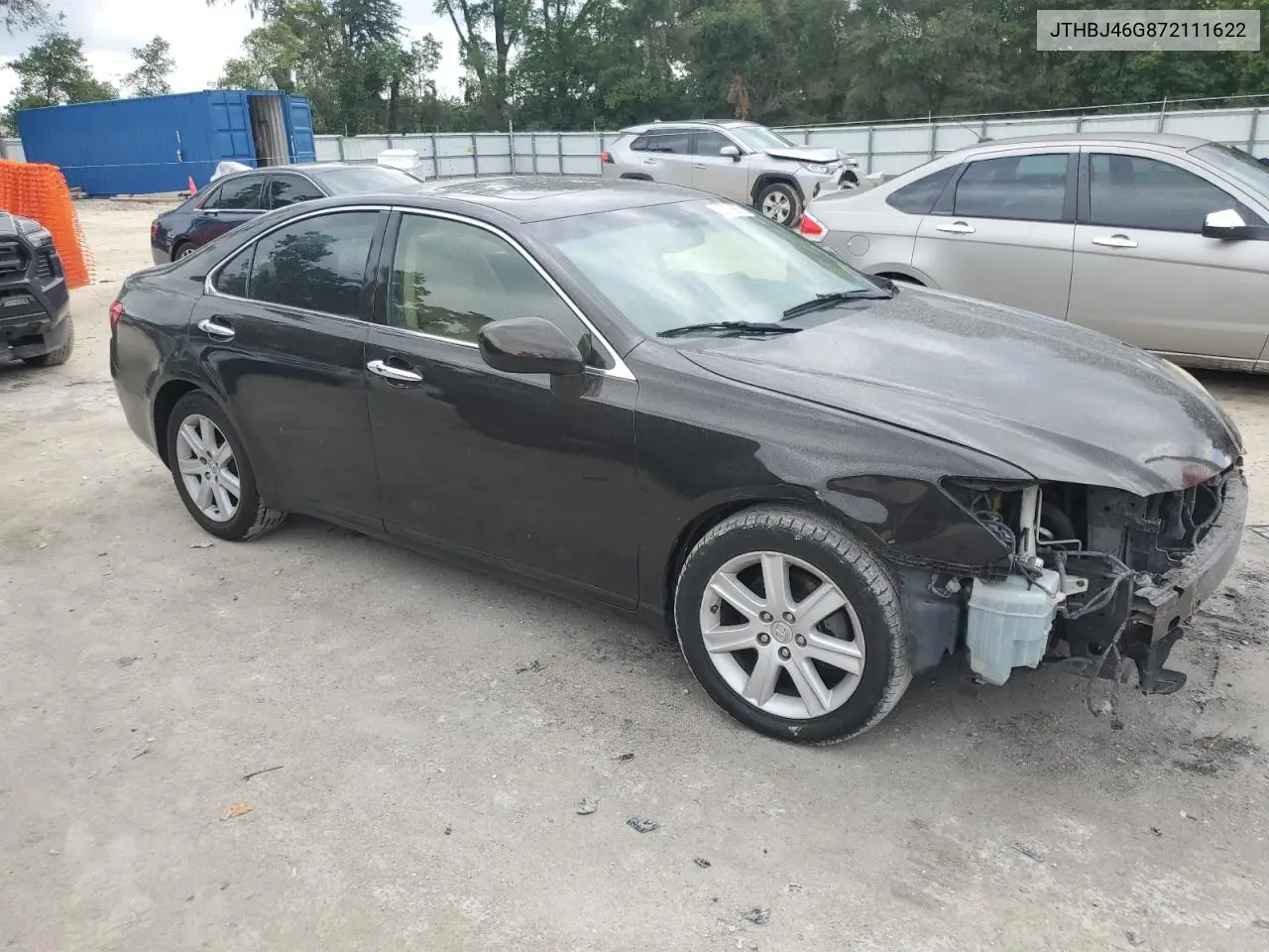 2007 Lexus Es 350 VIN: JTHBJ46G872111622 Lot: 62712655
