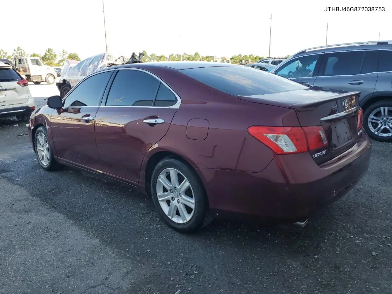 2007 Lexus Es 350 VIN: JTHBJ46G872038753 Lot: 62750335