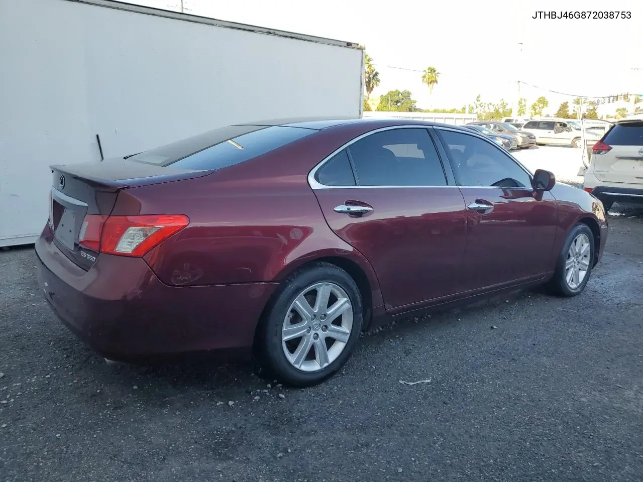 2007 Lexus Es 350 VIN: JTHBJ46G872038753 Lot: 62750335