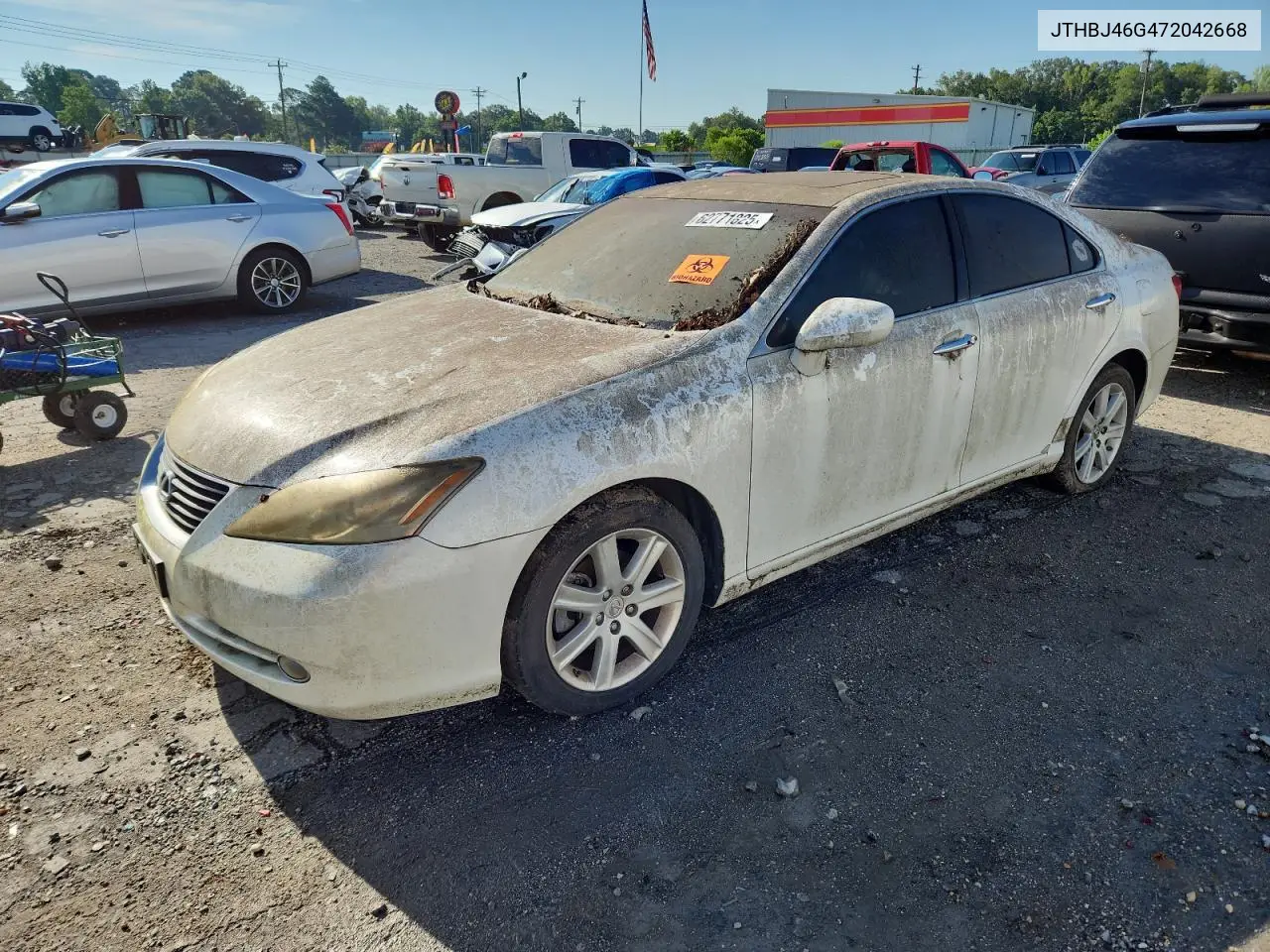 2007 Lexus Es 350 VIN: JTHBJ46G472042668 Lot: 62771825