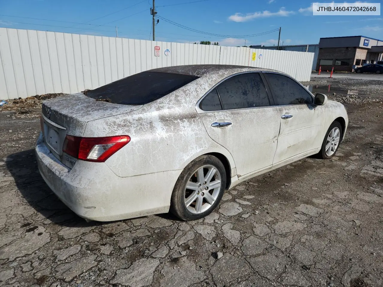 2007 Lexus Es 350 VIN: JTHBJ46G472042668 Lot: 62771825