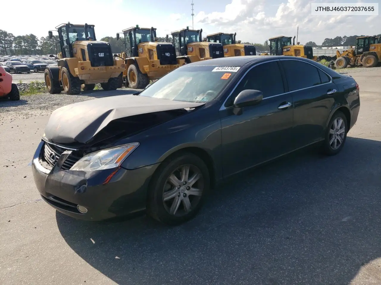 2007 Lexus Es 350 VIN: JTHBJ46G372037655 Lot: 62843765