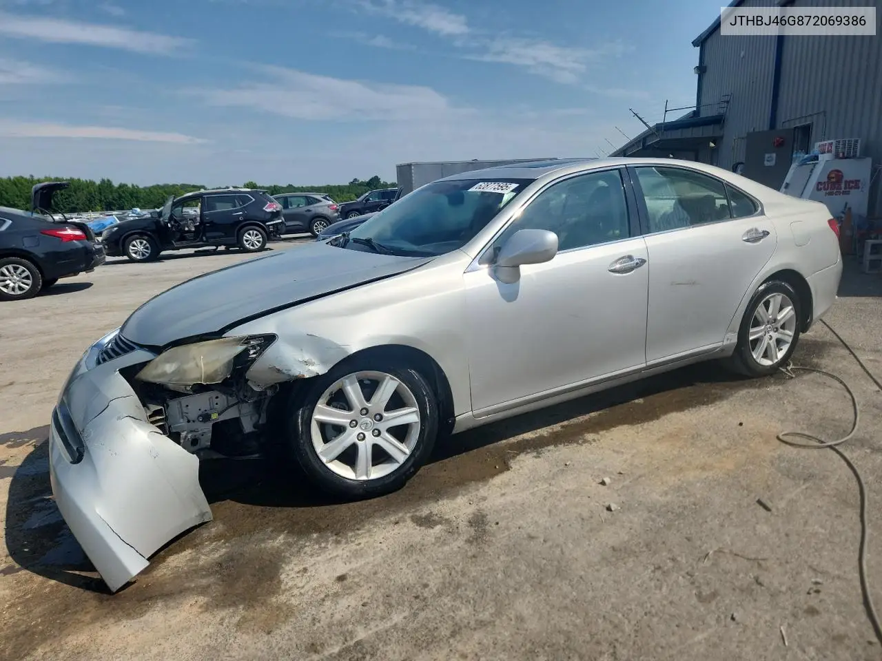 2007 Lexus Es 350 VIN: JTHBJ46G872069386 Lot: 62877595